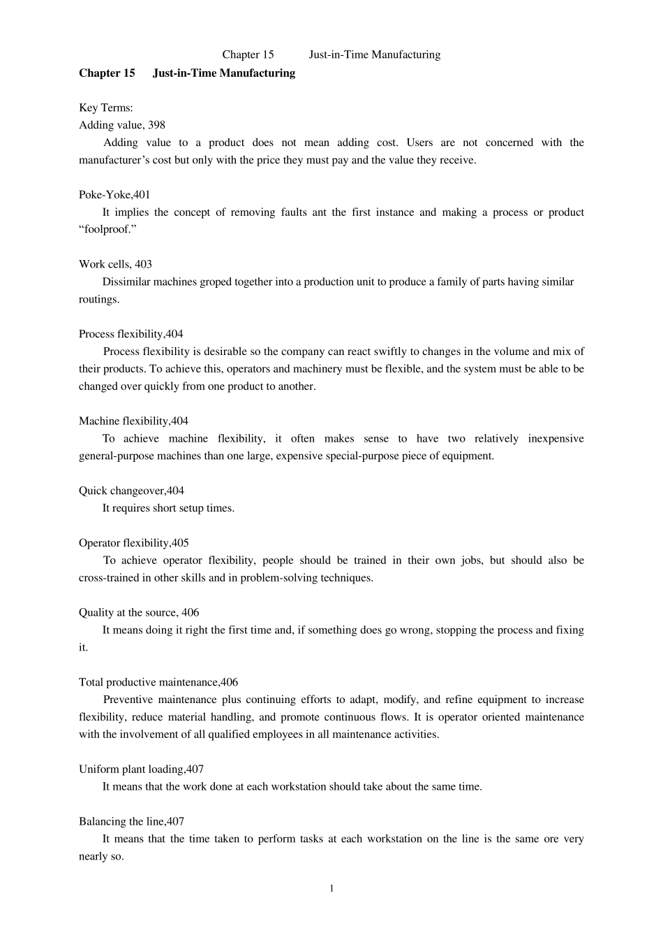 Chapter15JustinTimeManufacturing_第1页