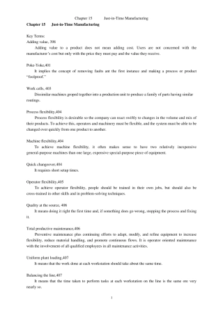 Chapter15JustinTimeManufacturing