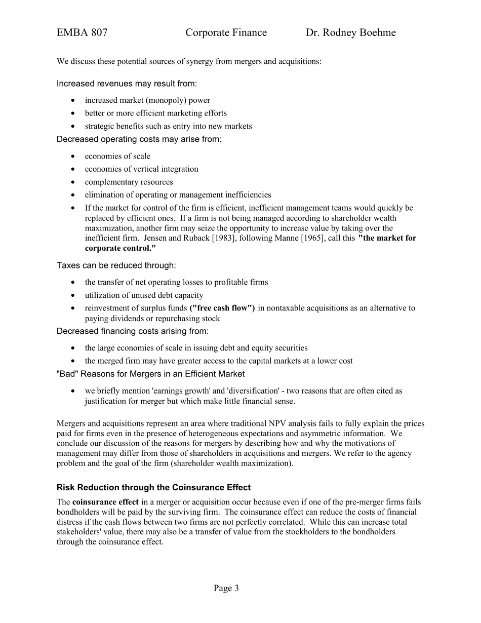CHAPTER29MERGERSANDACQUISITIONSANDCORPORATERESTRUCTURING_第3页