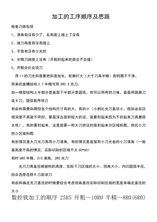 CIMATRON编程方法及技巧
