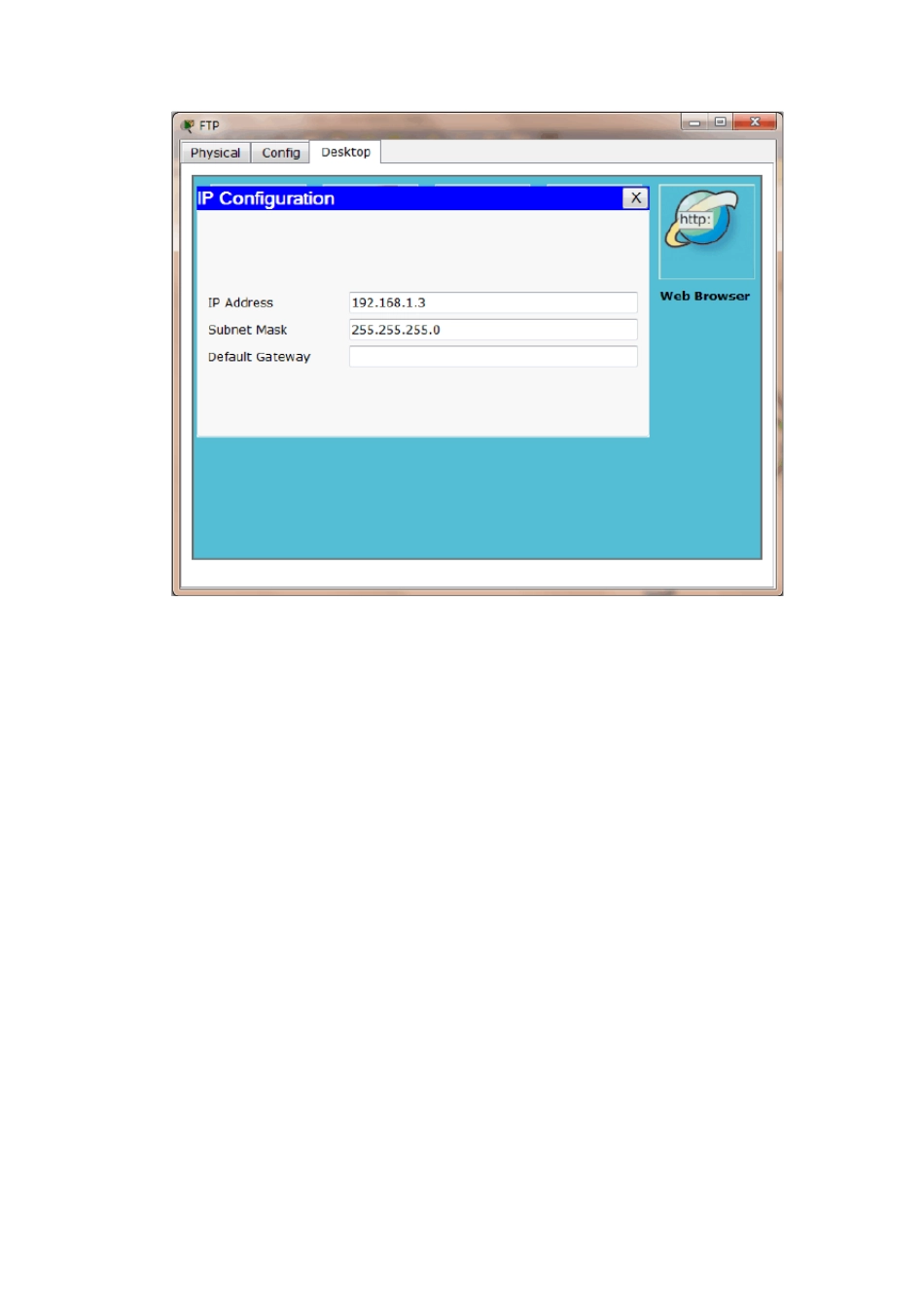 CiscoPacketTracer服务器配置_邮件传送_ftp_web_email_dns_dhcp图解_第3页