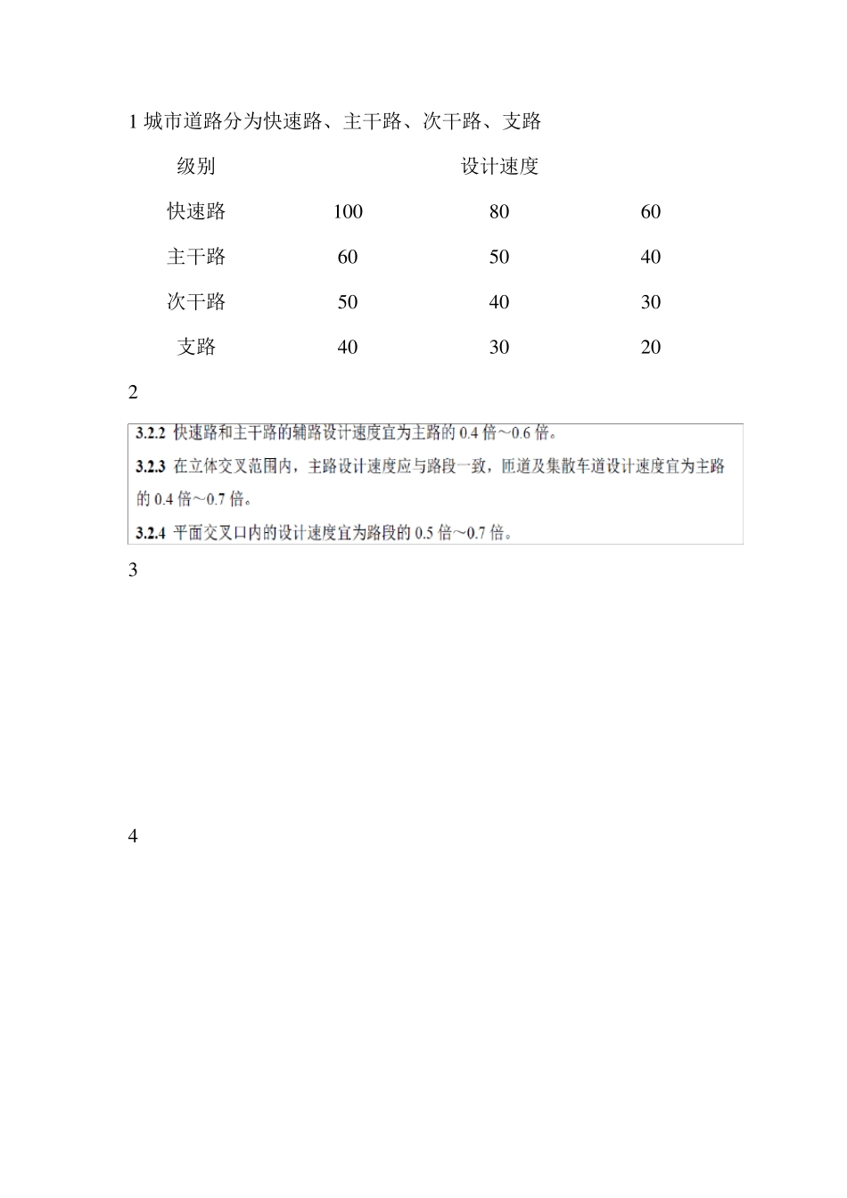 CJJ372012城市道路工程设计规范总结_第1页