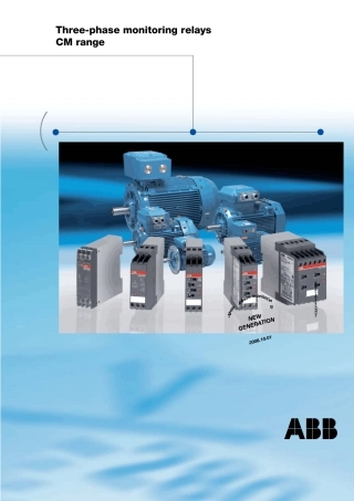 CMMPS三相多功能监视继电器ABB