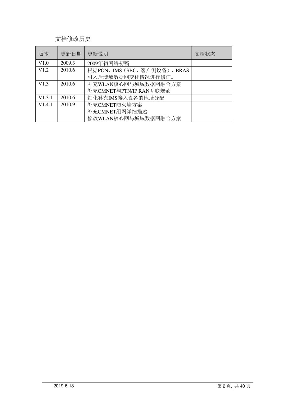 CMNET城域数据网技术方案v1.4.1_第2页