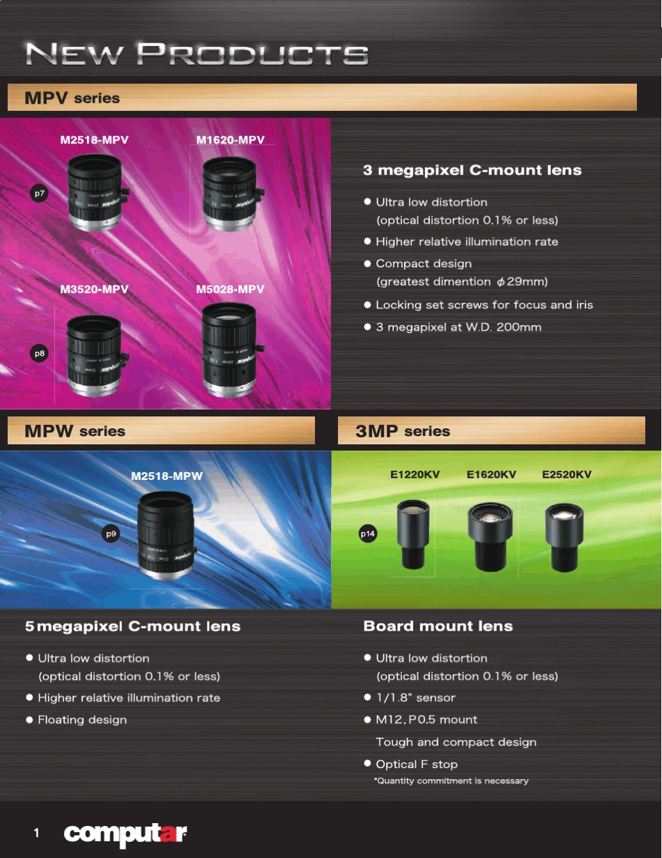 Computar镜头_第2页