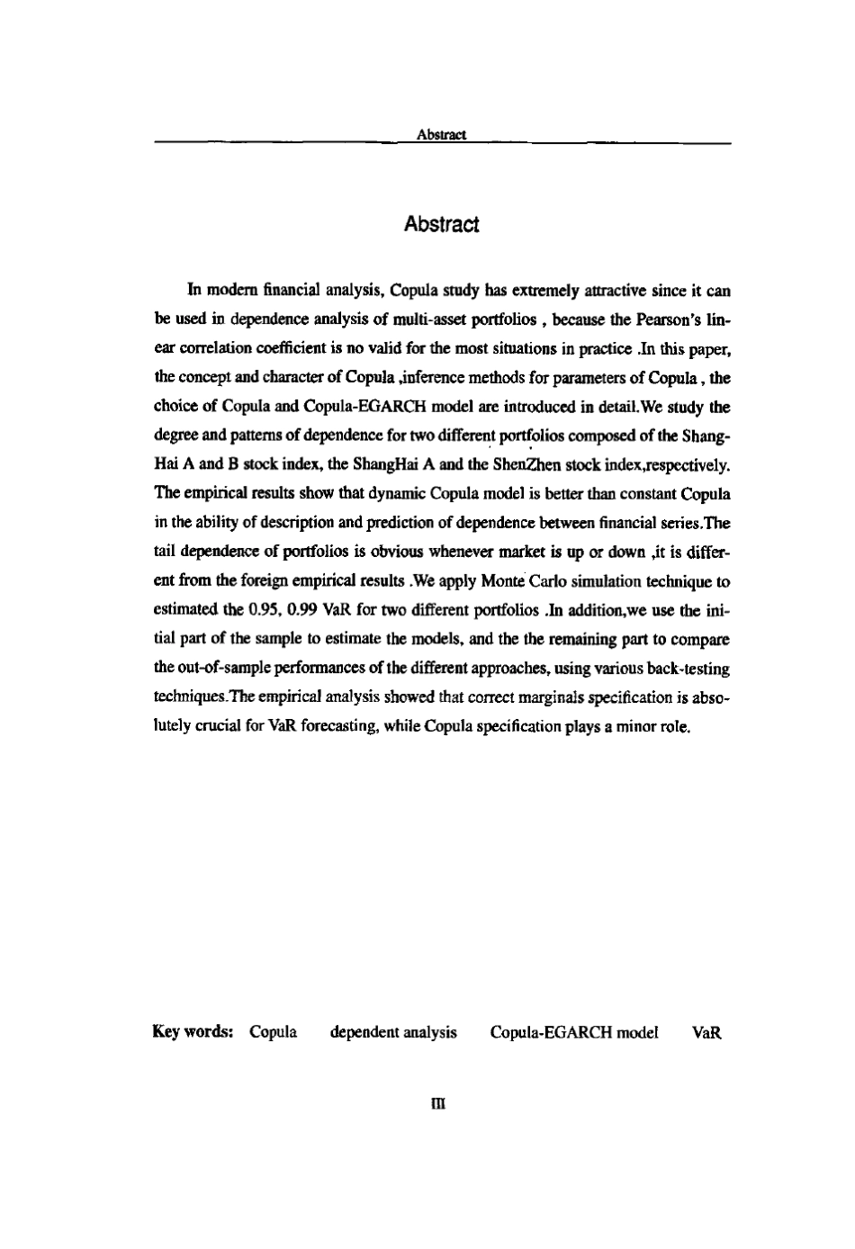 Copula理论在金融上的应用——相关性分析和VaR估计_第3页