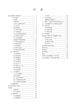 CorelDraw基础学习实例