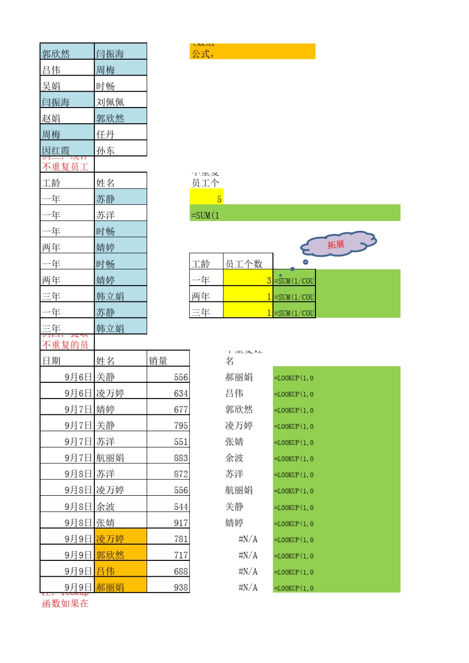 COUNT、COUNTIF、COUNTIFS函数的应用_第3页