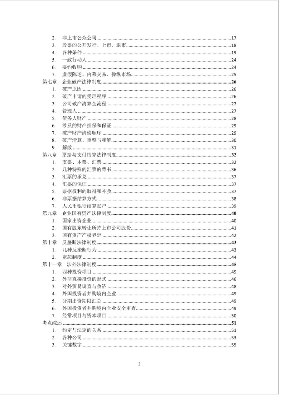 CPA经济法考点总结_第2页