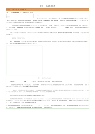 CPU温度监控技术