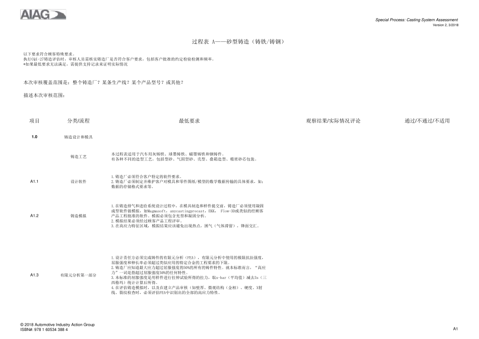 CQI27过程表A第二版中文_第1页