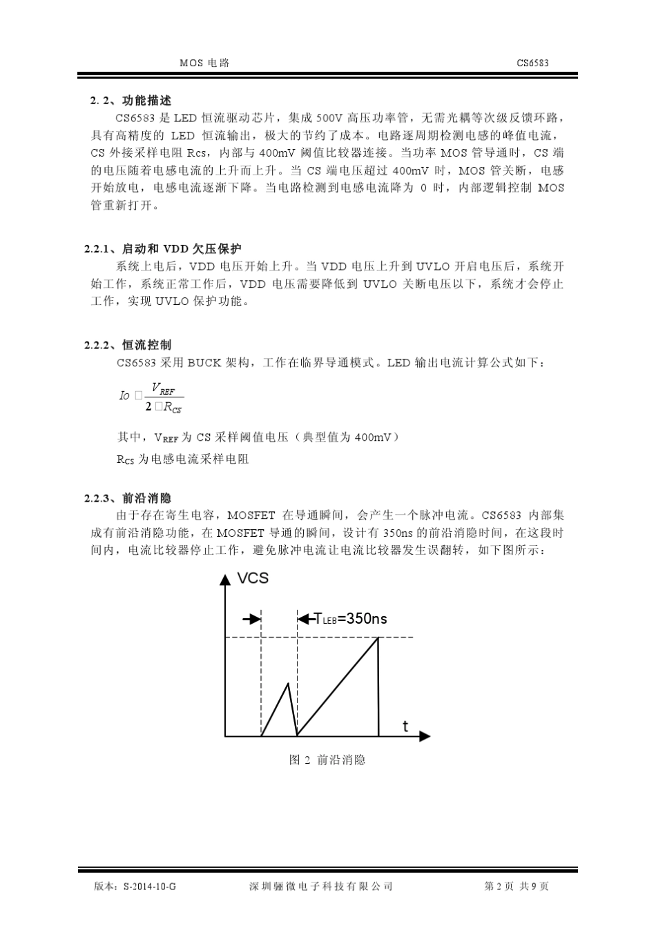 CS6583LED电源PDF规格书_第2页