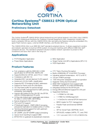 CS8032EPONONUDatasheet