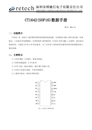CT1642_LED驱动控制