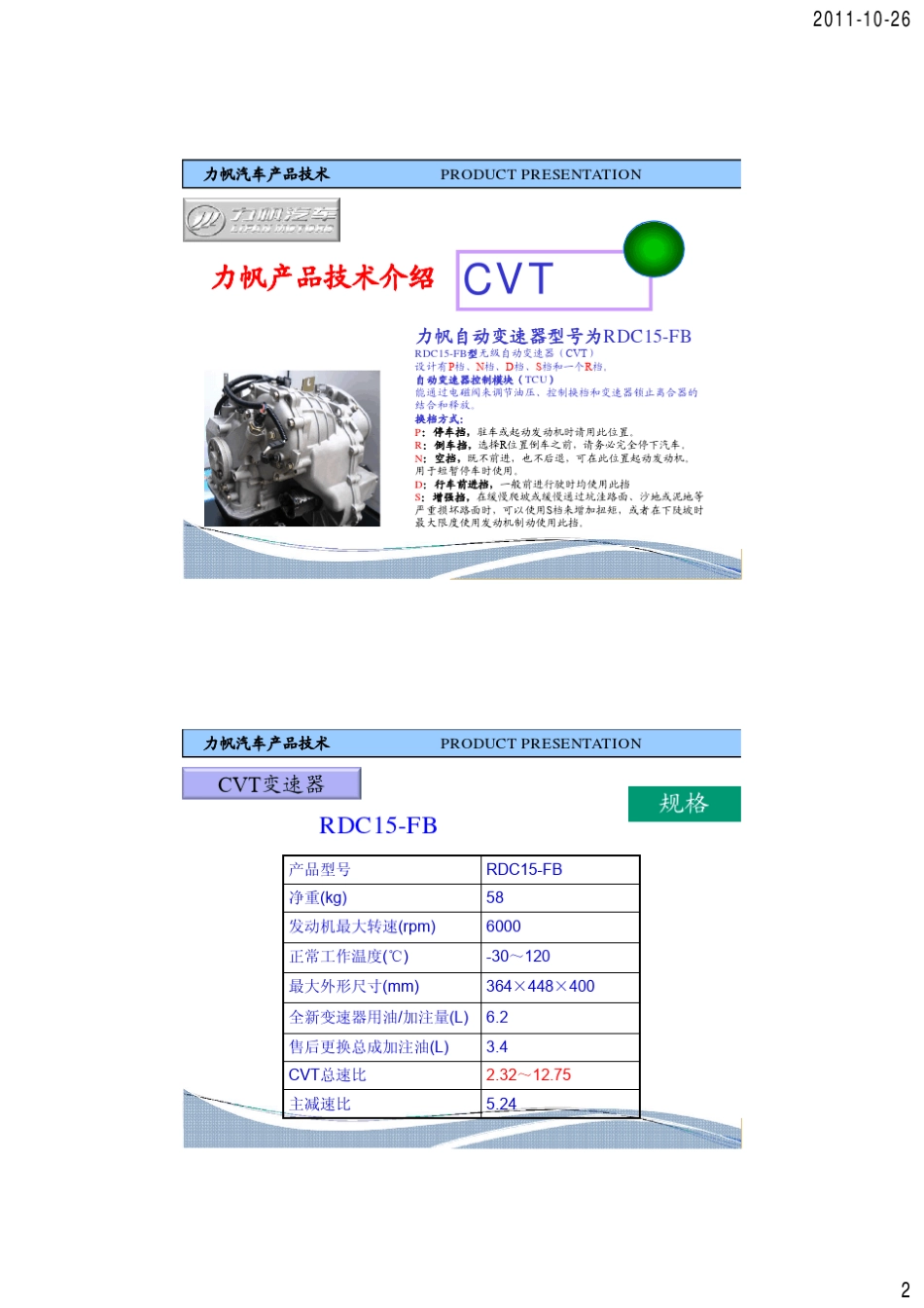 CVT变速器技术培训_第2页