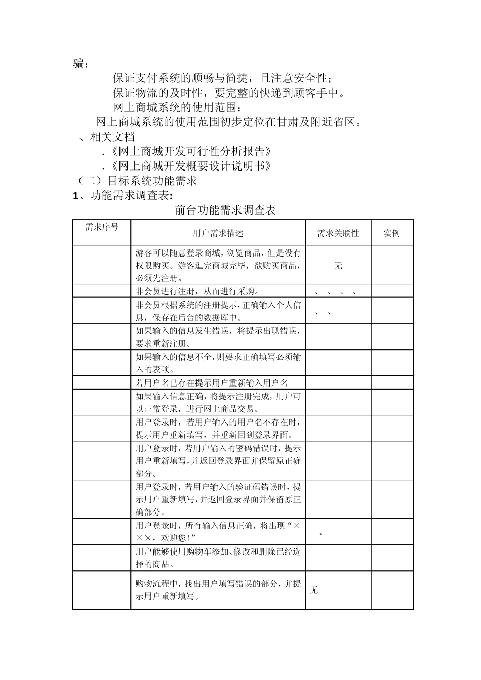 CWeb数据库编程课程设计03需求分析报告_第2页