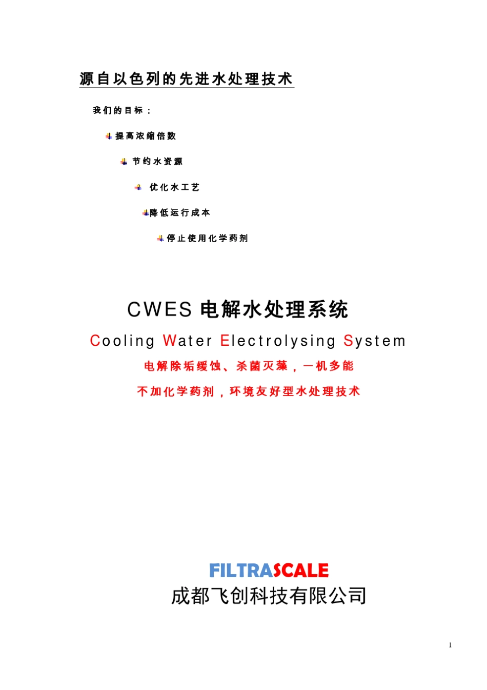 CWES电解水处理系统_第1页
