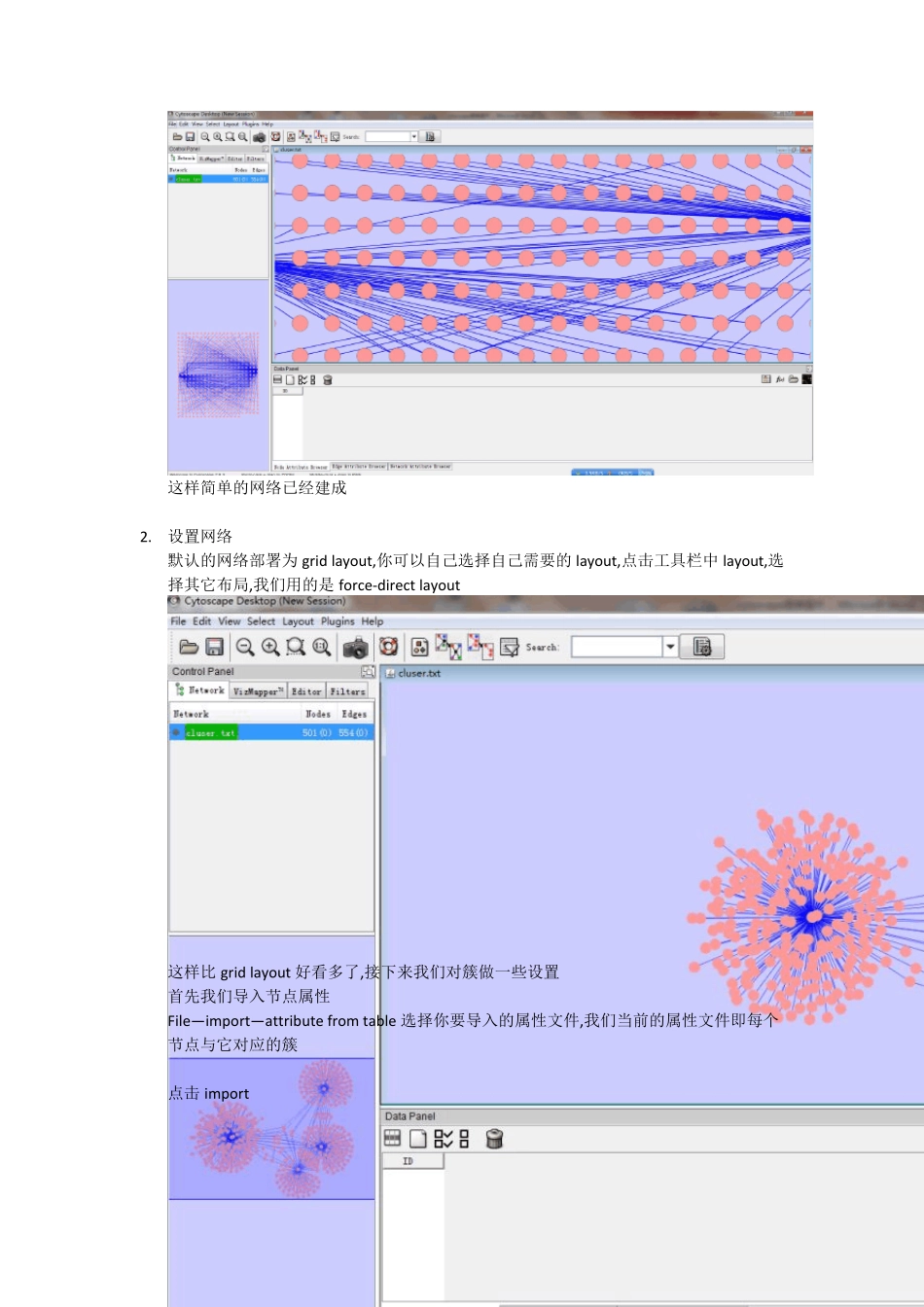 cytoscape中文简单操作流程说明_第3页