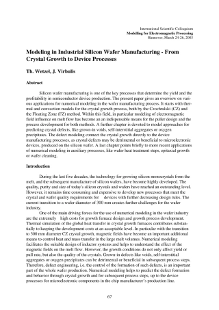 CZ和FZ方法介绍以及硅片的生产步骤2