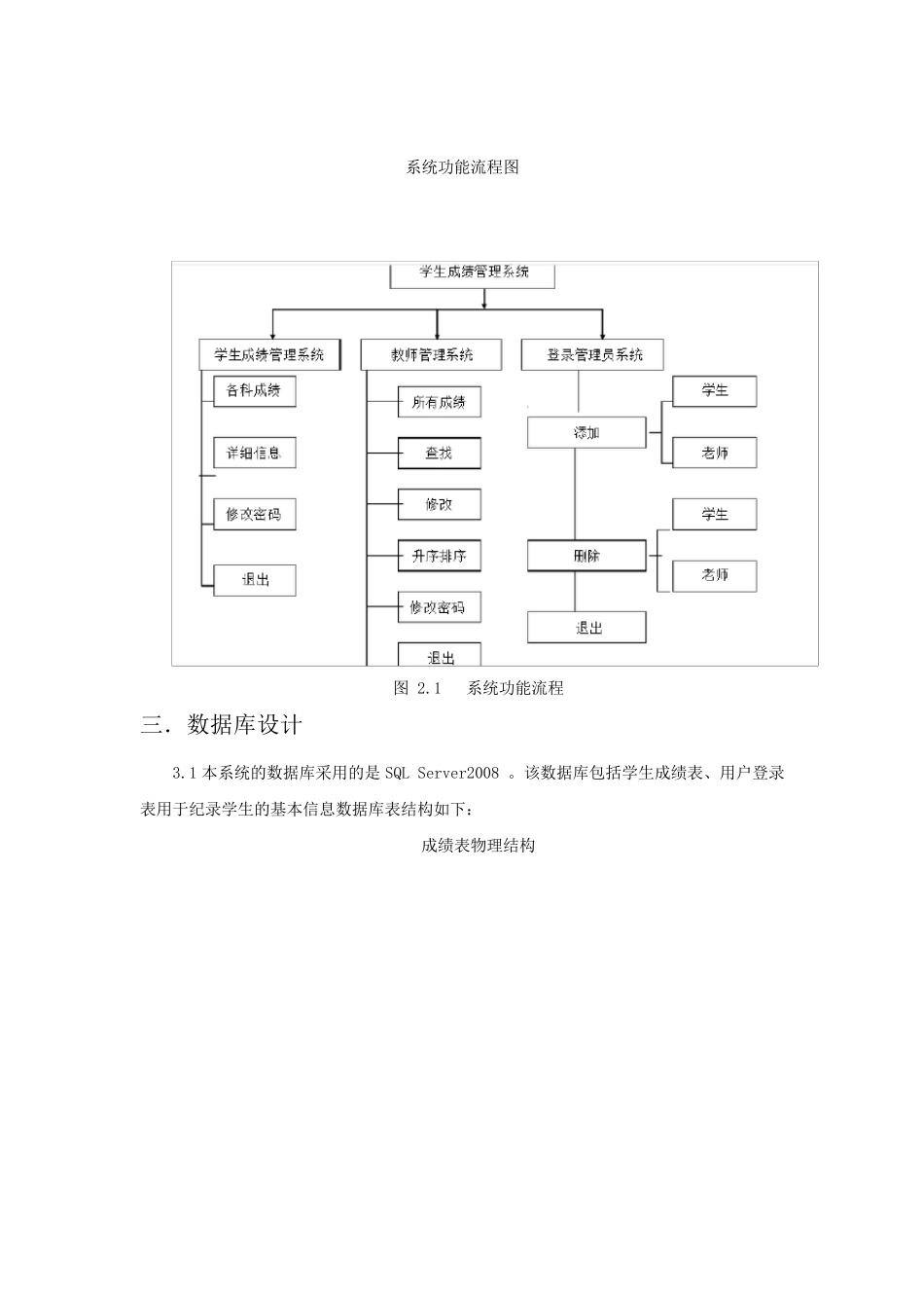 C与SQL数据库学生成绩管理系统完整代码_第3页