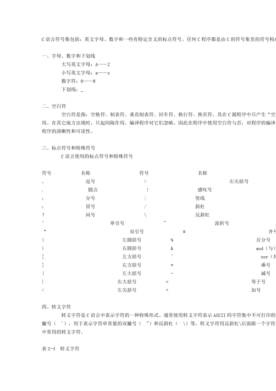 C语言符号集包括_第1页