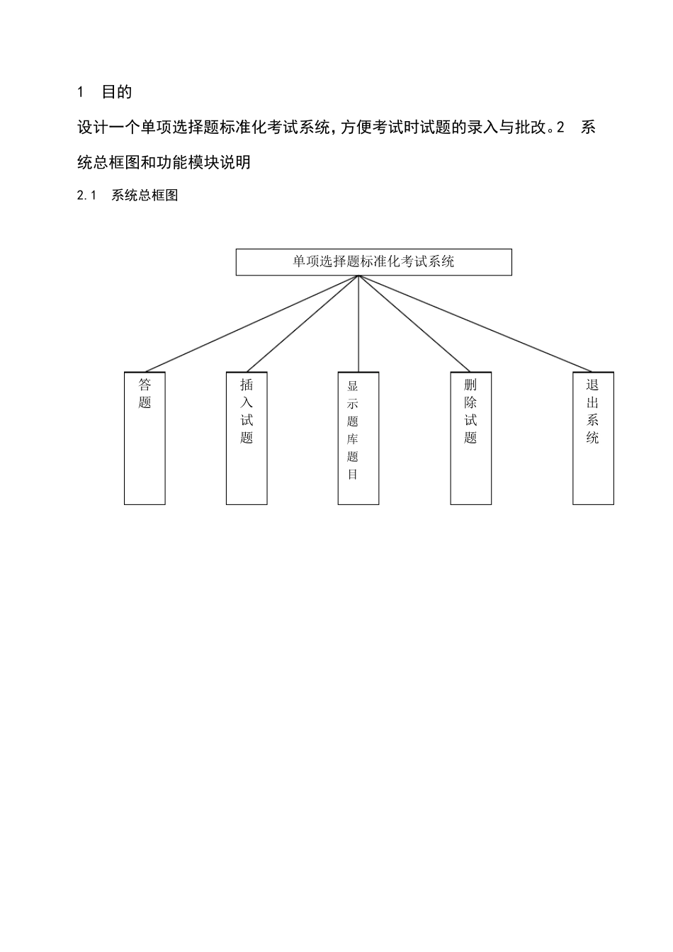 C语言课程设计单项选择题标准化考试系统_第3页