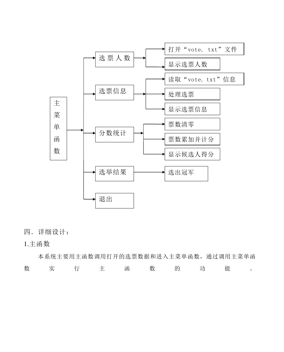 C语言课设之投票系统_第3页