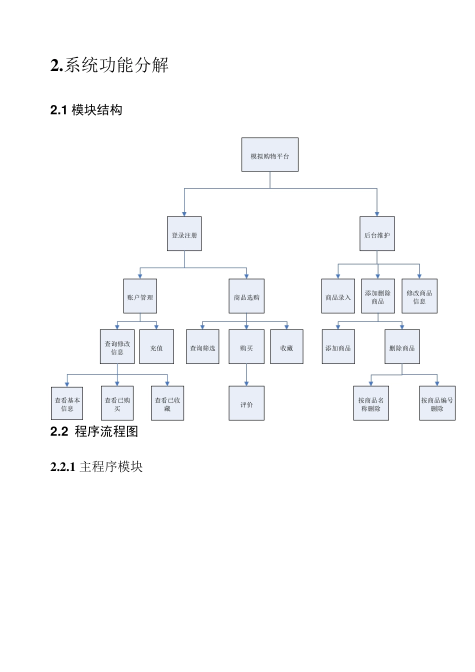 C语言项目报告(模拟购物平台)_第3页