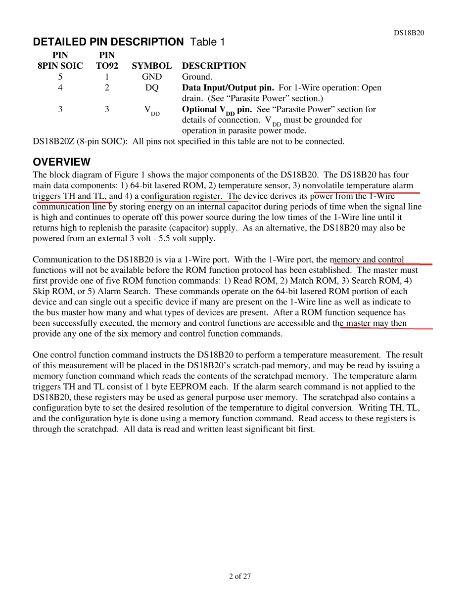 datasheet_DS18B20_第2页