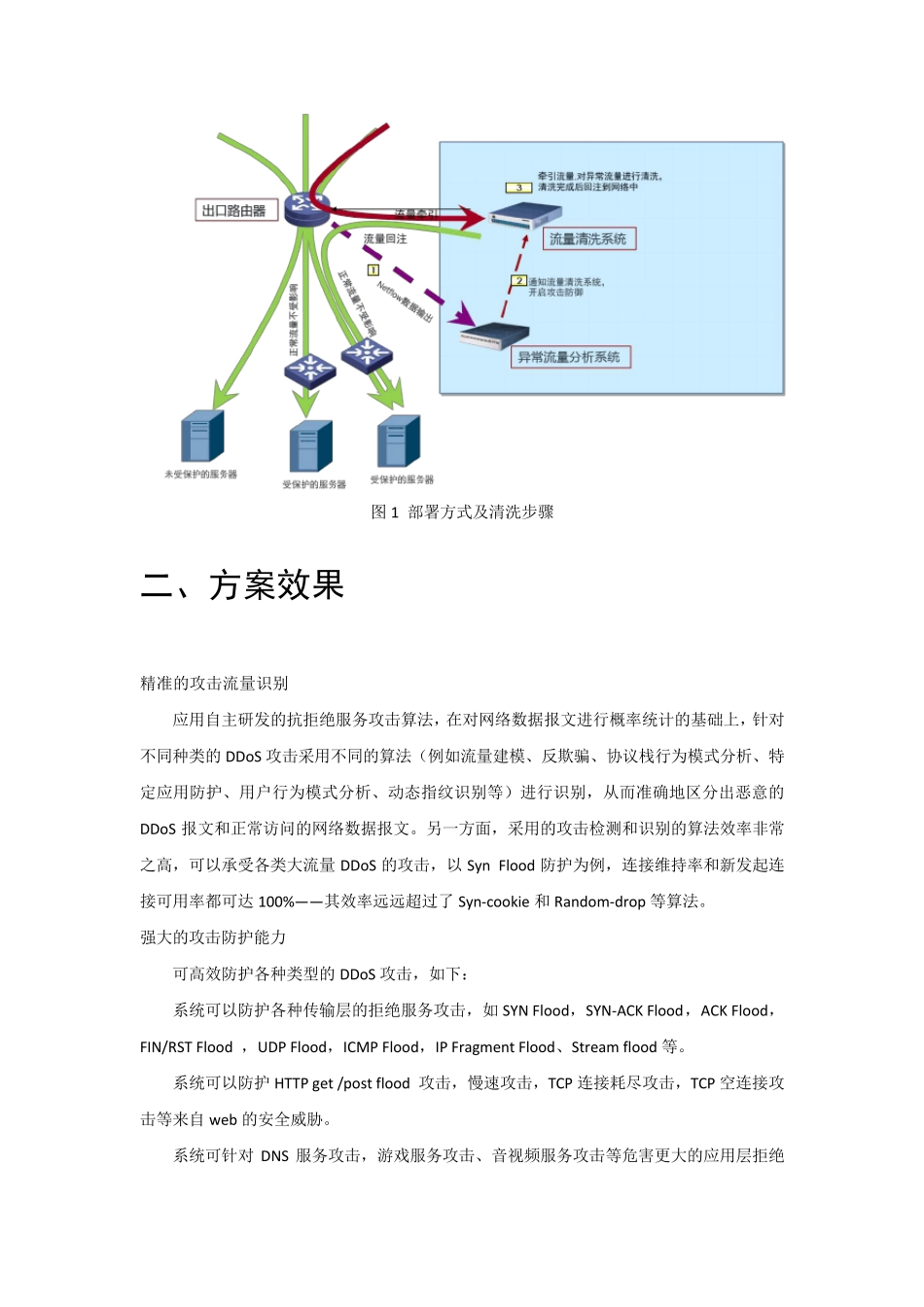 DDoS流量清洗解决方案_第2页