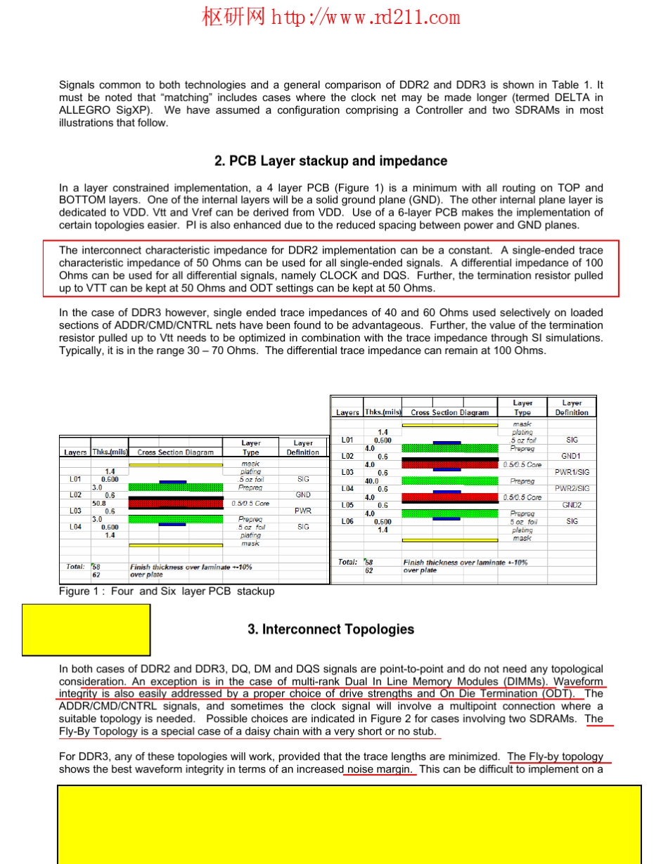 DDR2与DDR3信号完整性及PCB设计_第3页