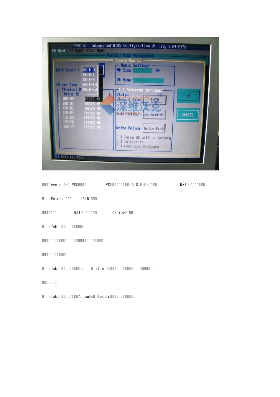 DELL2900、2950等系列5I阵列卡快速设置图文教程_第3页