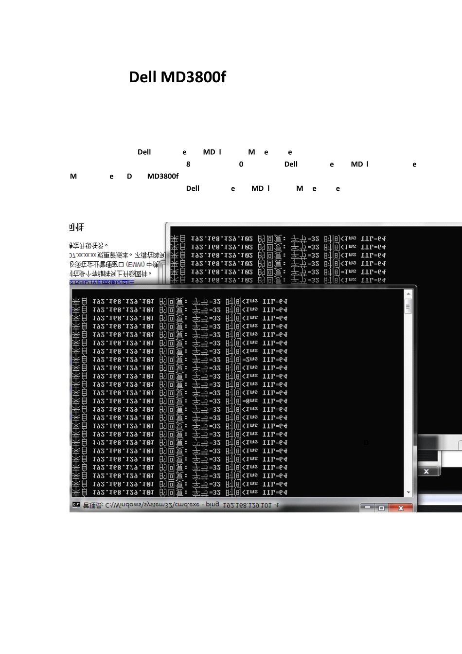 DELLMD3800F双机下的初始配置_第1页