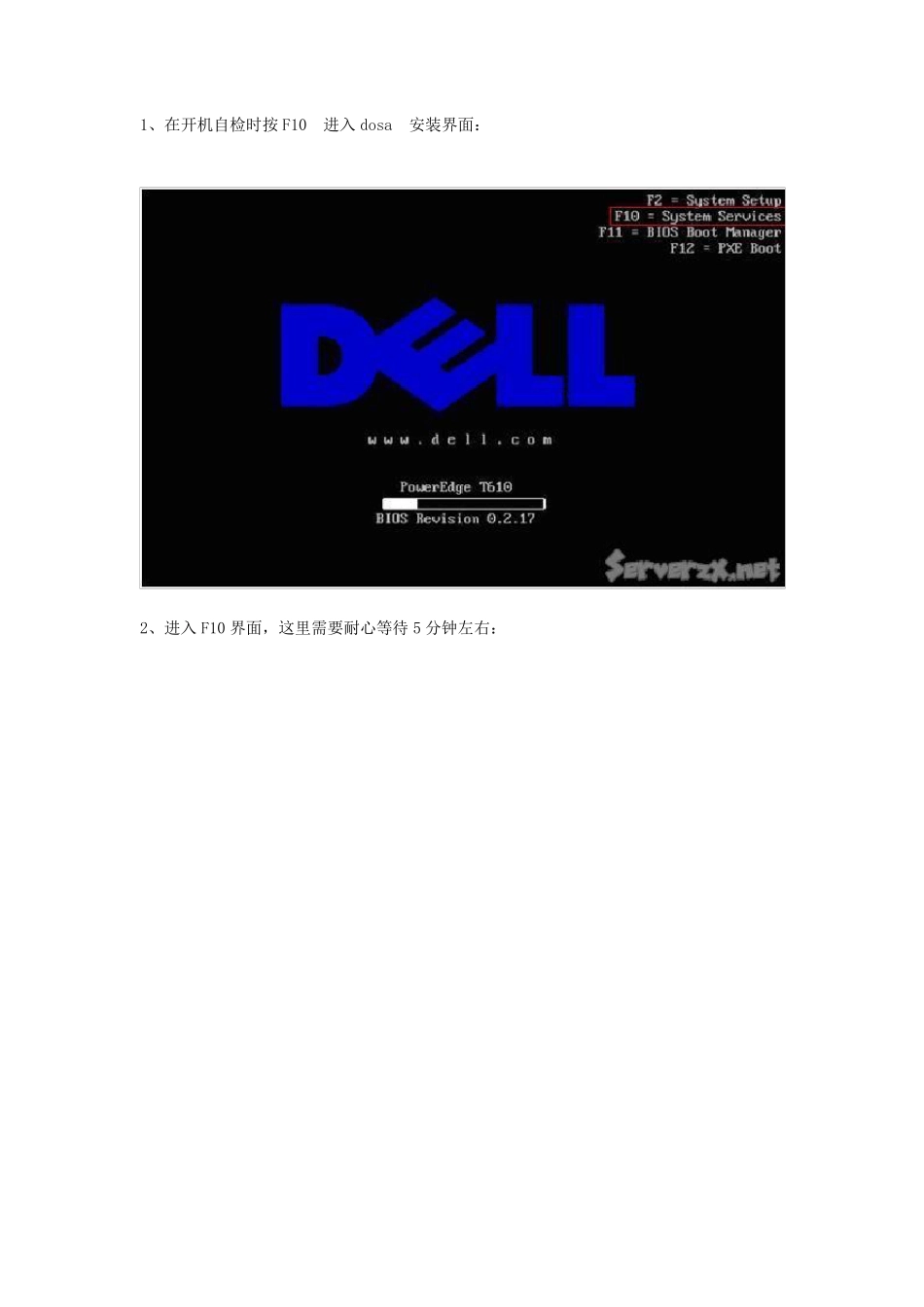 DELL服务器linux操作系统安装图示_第1页