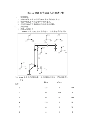 Denso机器人