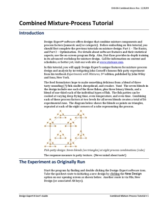 DesignExpert8.0使用指南系统专业教程(响应面学习RSM)