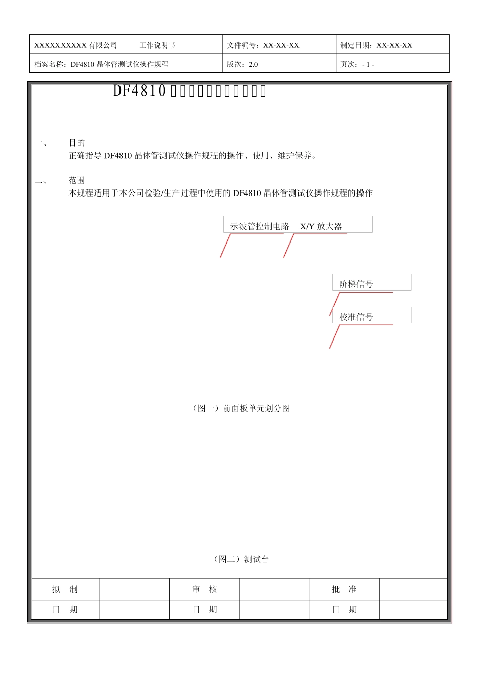 DF4810晶体管测试仪操作说明书_第1页