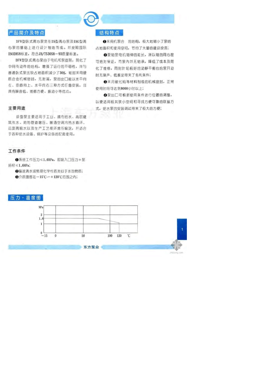 DFW卧式离心泵_第3页