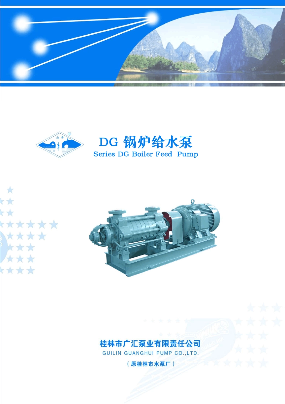 DG系列锅炉给水泵样本_第1页