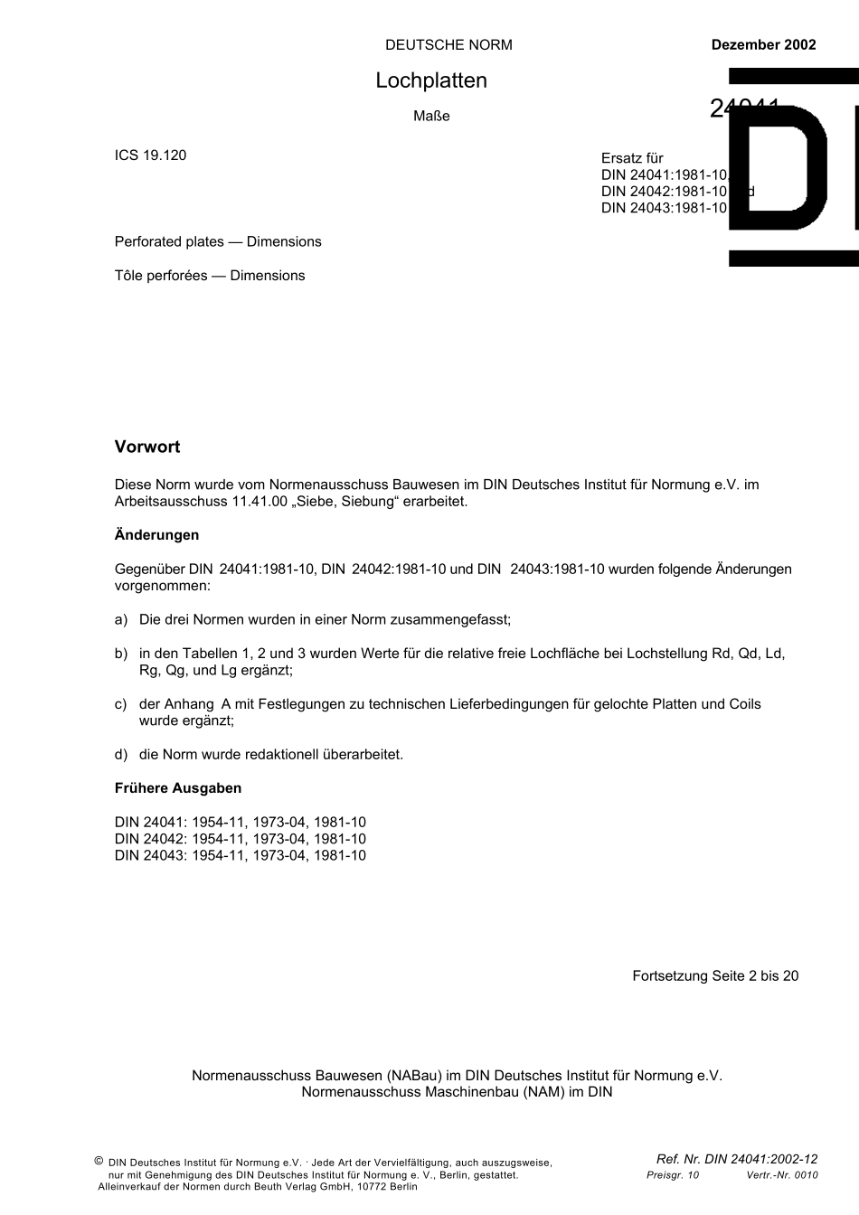 DIN240412002多孔板标准英文版_第1页