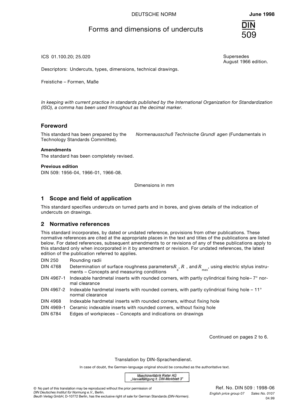 DIN509199806德国退刀槽标准_第1页