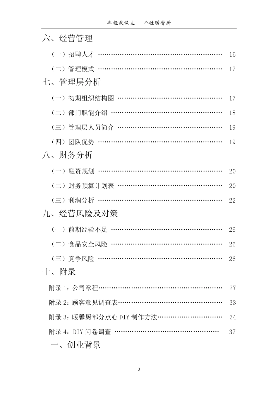 DIY蛋糕店策划书_第3页