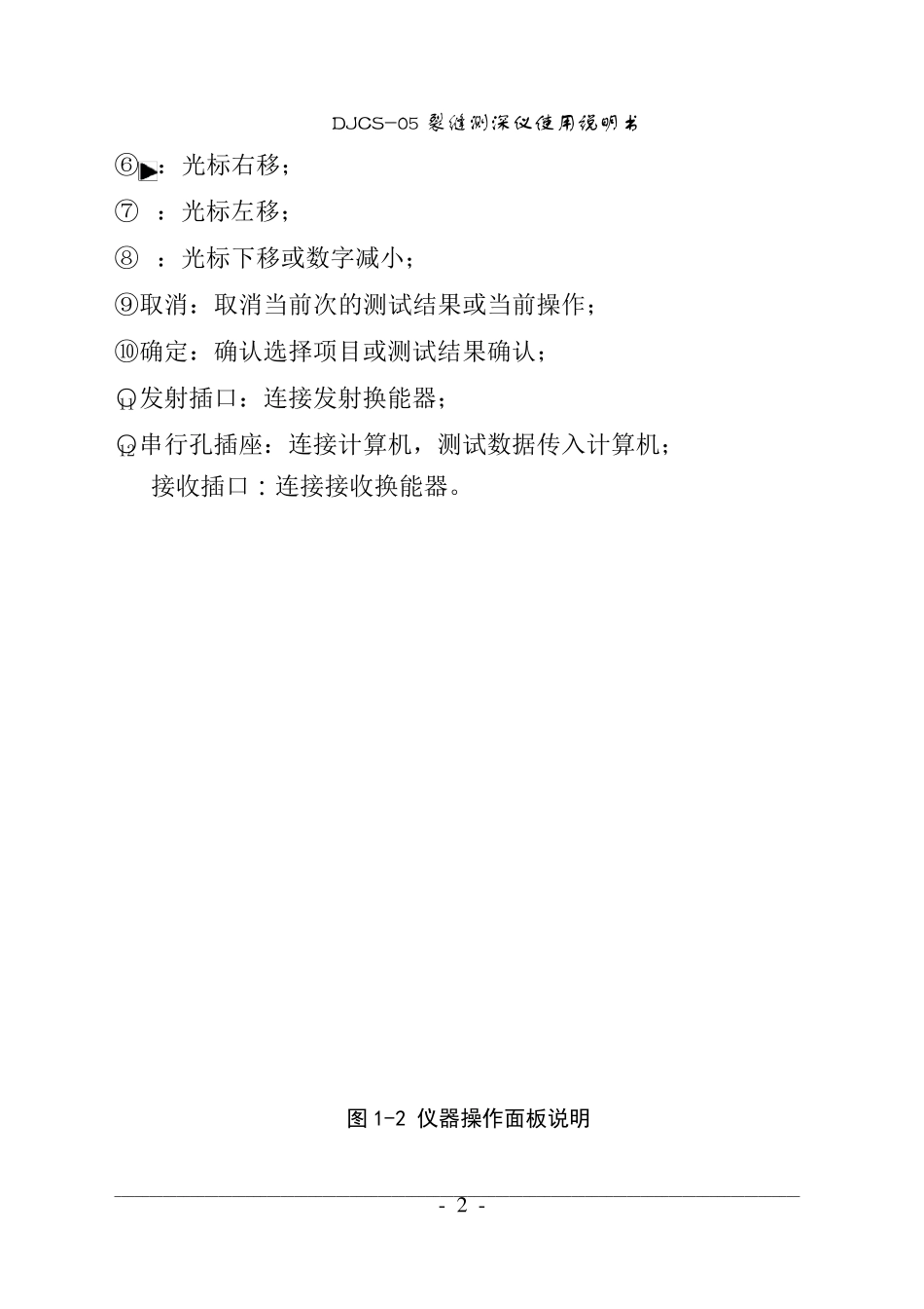 DJCS05裂缝测深仪(说明书)_第2页