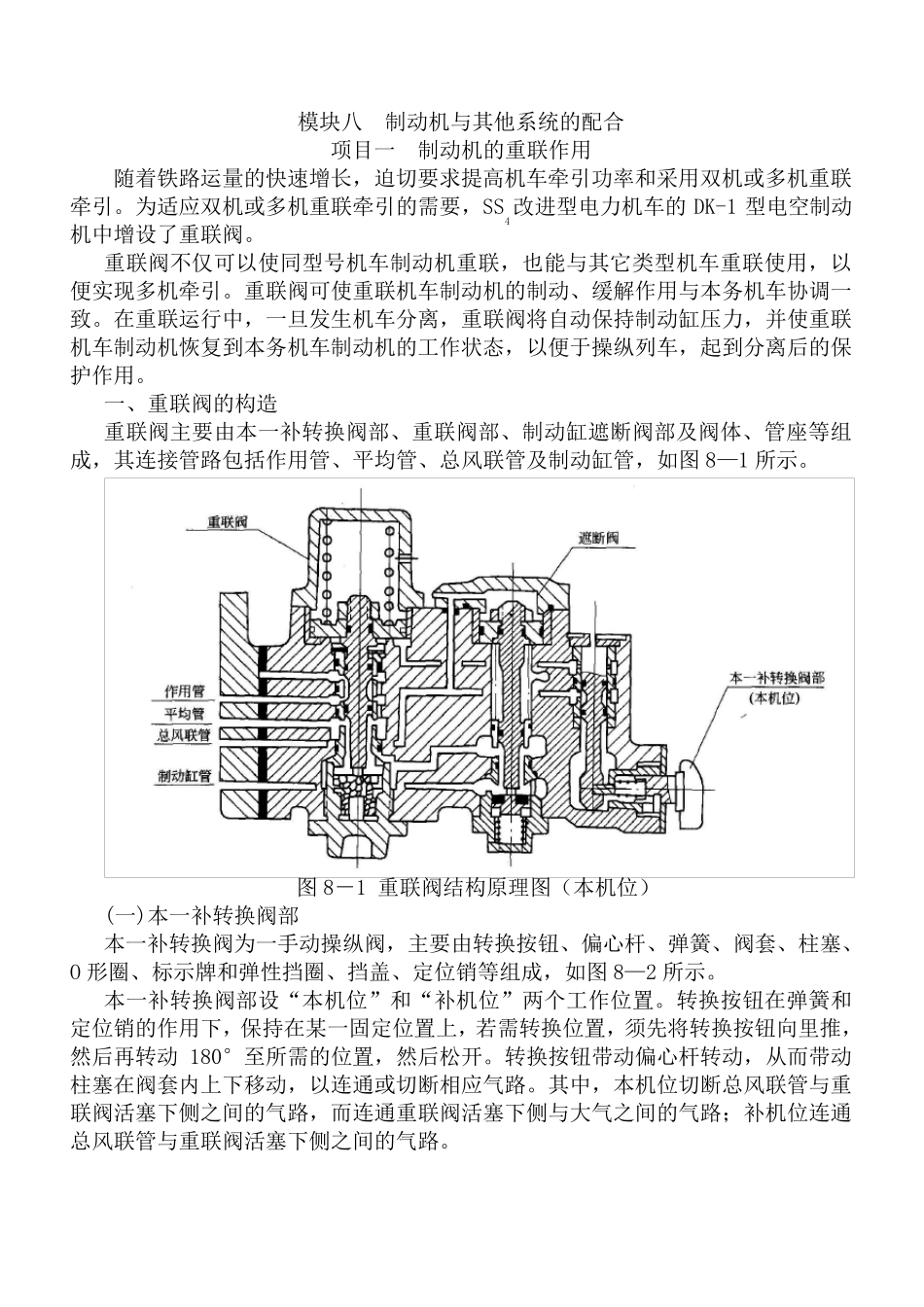 DK1型电空制动机原理图_第1页