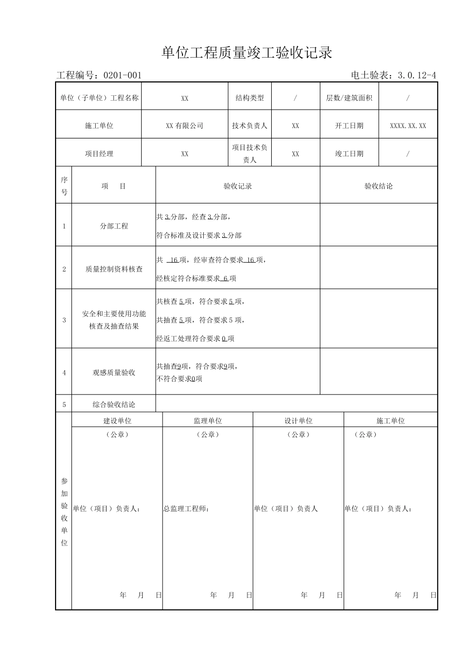 DL／T5210.12012电力建设施工质量验收及评定附表_第2页