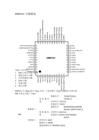 dm9161引脚描述