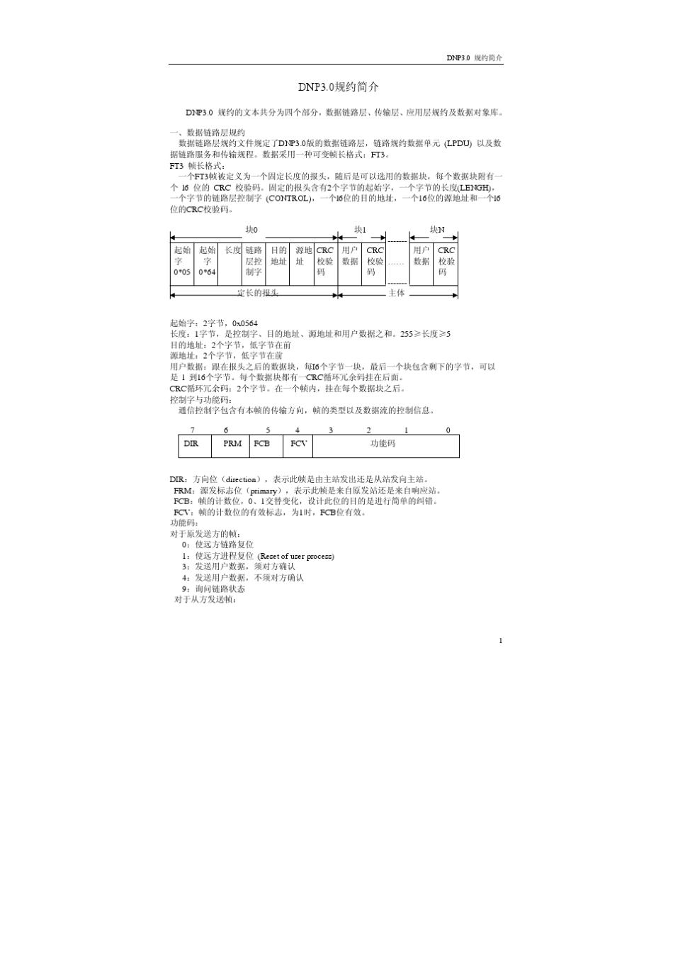 DNP四层协议_第1页