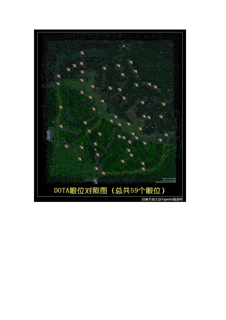 Dota插眼58个眼位图文详解_第1页