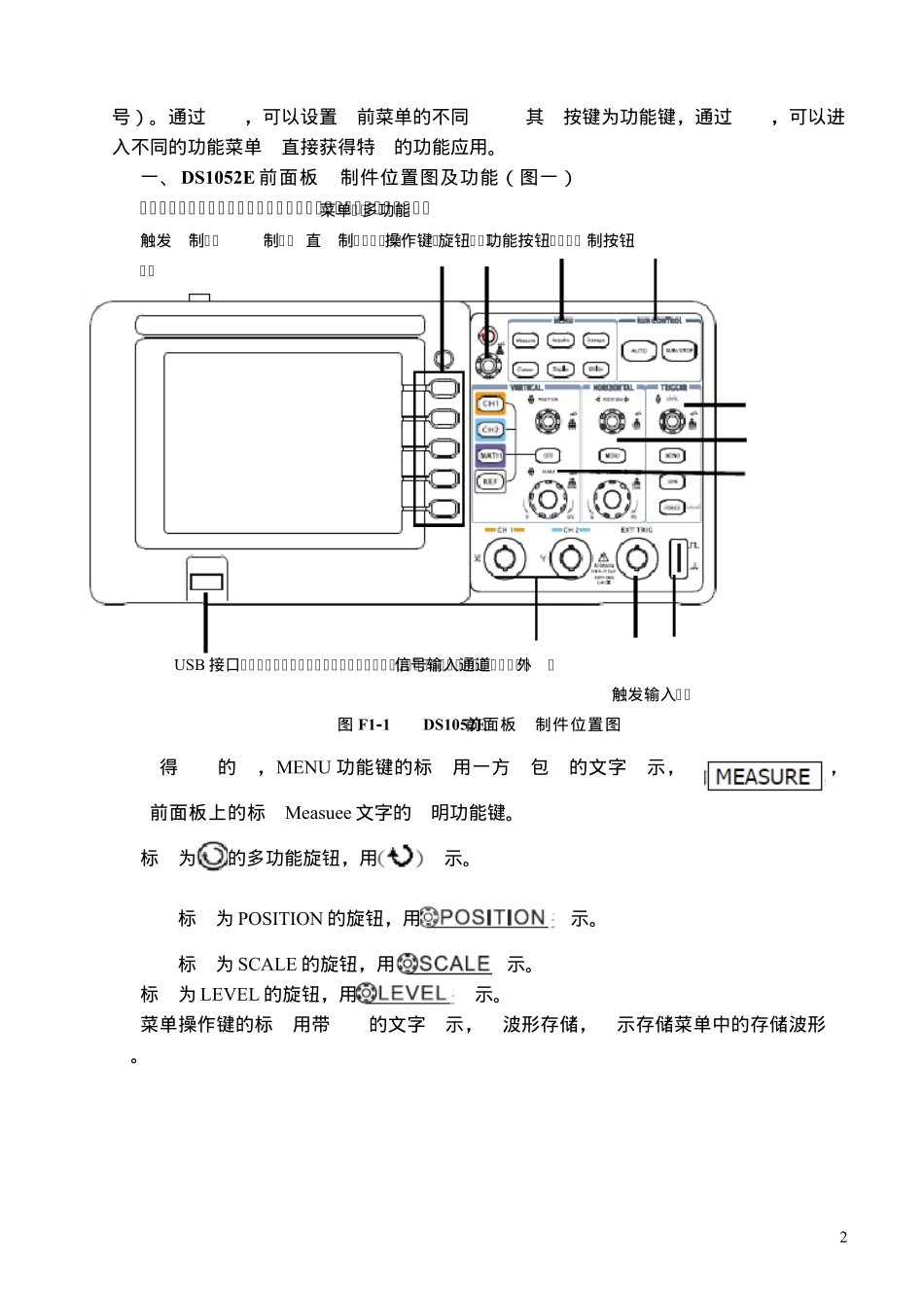 DS1052E型示波器使用说明_第2页