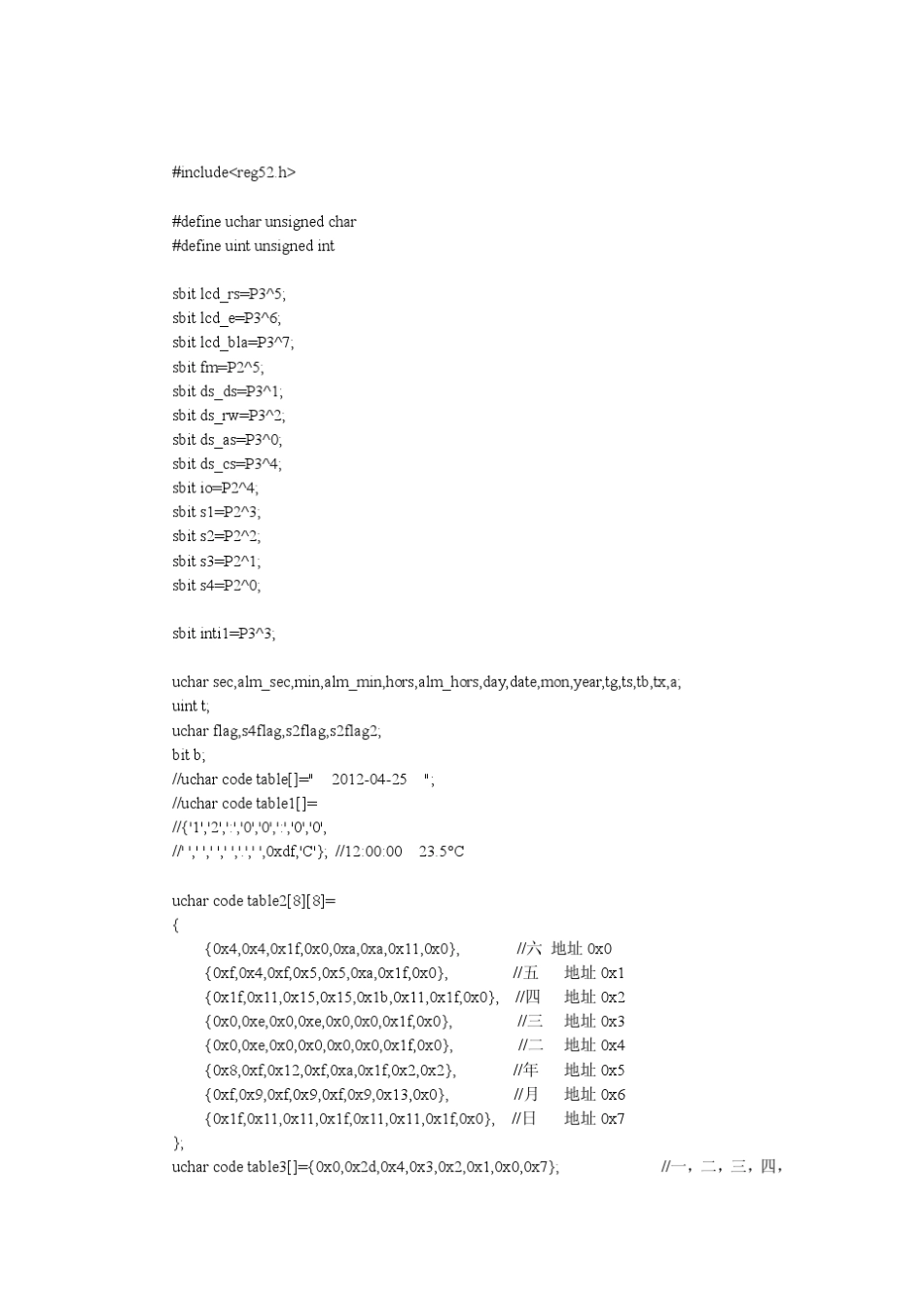 DS12C887C+DS18b20+LCD1602时钟制作_第3页